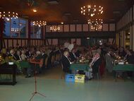 Alle Tische waren belegt